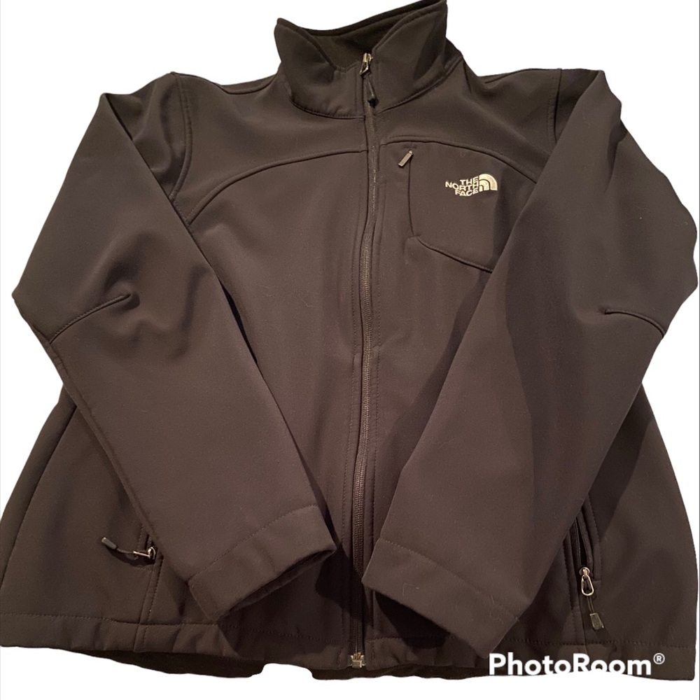 North Face Soft Shell Jacket Wind Proof Fleece- L… - image 1